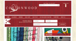 Desktop Screenshot of cottonwoodquiltshop.com